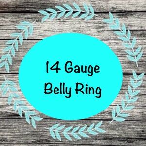 14 Gauge Belly Ring